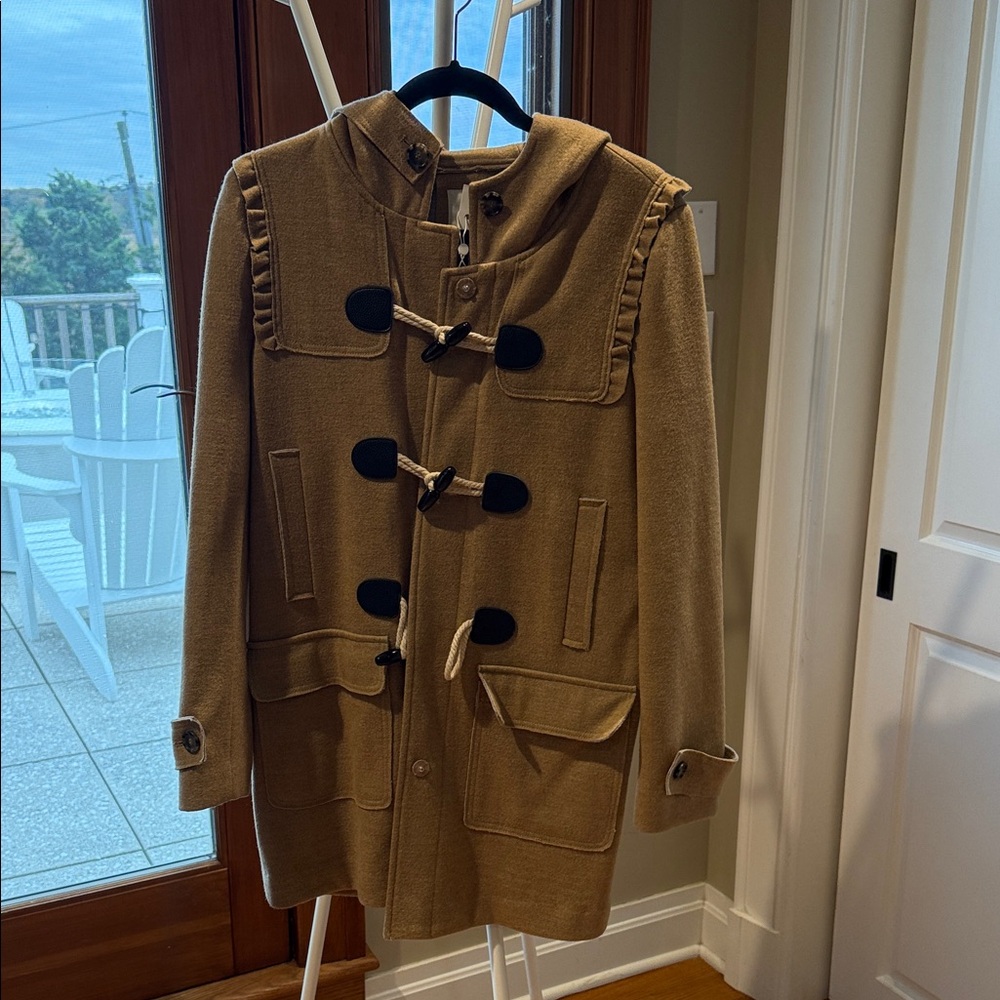 Joie Tan Utility Jacket with Toggle Details